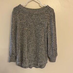 Gap Kids XS Gray shirt, Gold Hearts